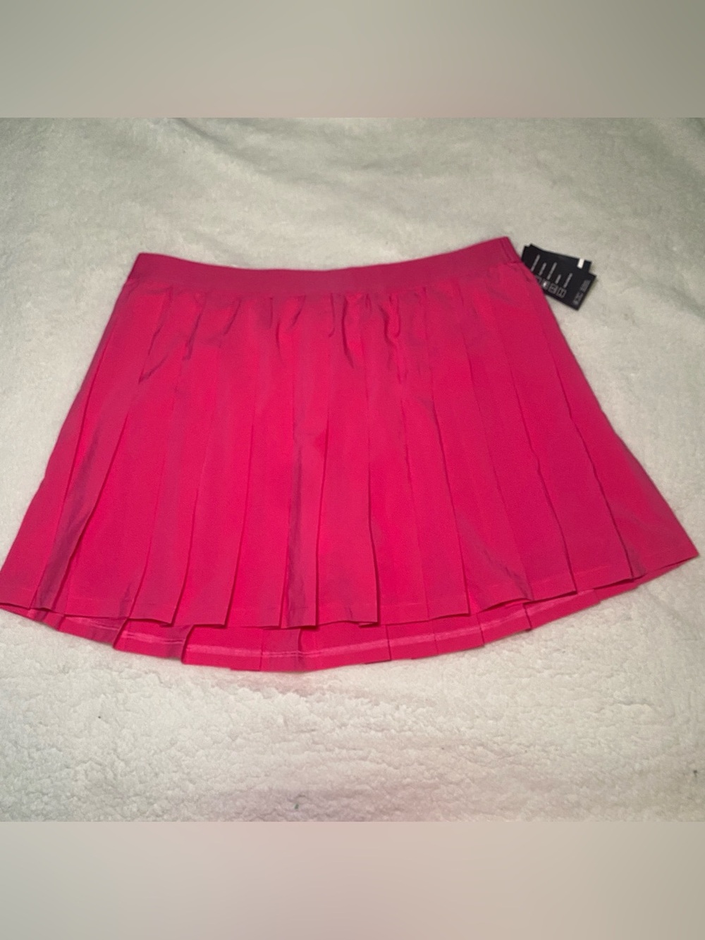 Ideology Hot Pink Pleated Mini Skort